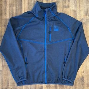 HUK Water Repellant Performance Jacket in Dark Blue, Sz Medium